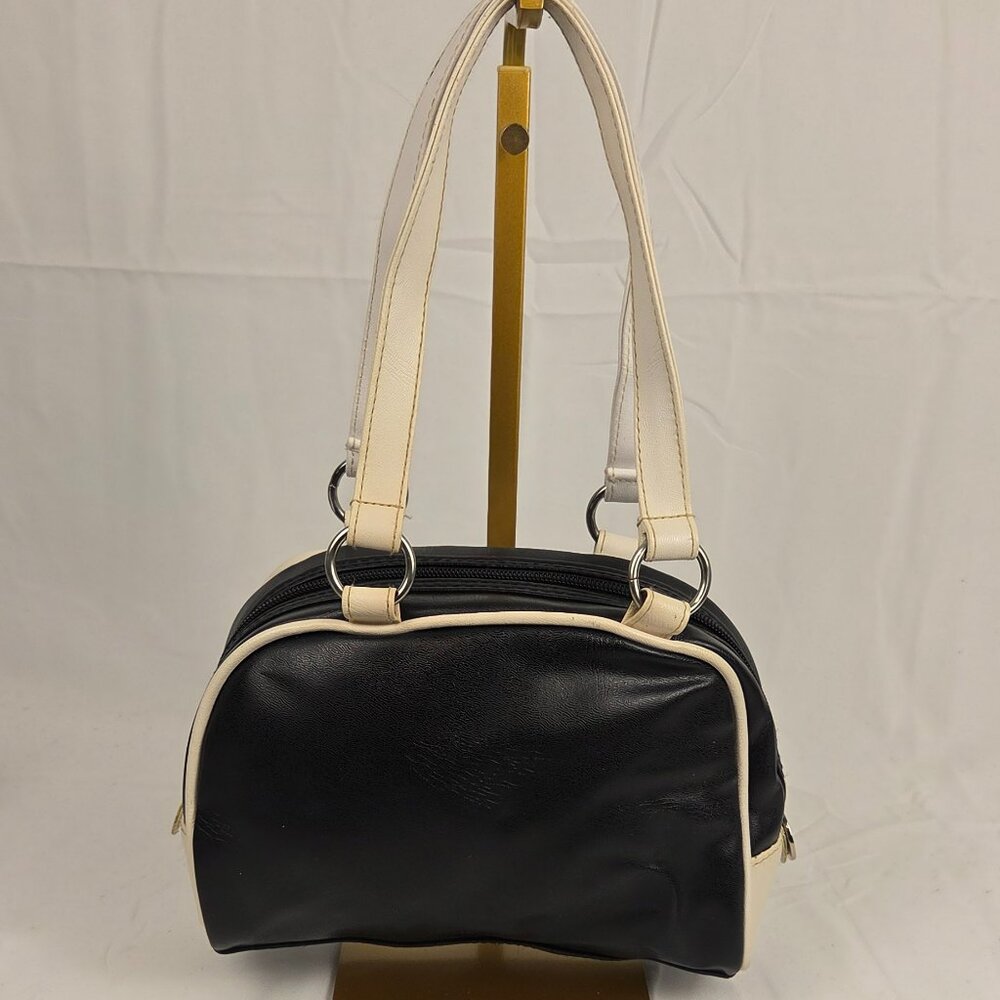 Vintage Y2K Playboy Black & White Checker Bunny Logo Handbag - Picture 4 of 10
